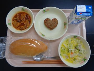 2月12日の学校給食（小学校B献立）の写真