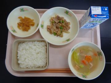 2月18日の学校給食（小学校B献立）の写真