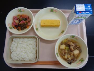 2月19日の学校給食（小学校B献立）の写真