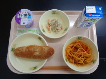 2月26日の学校給食（小学校B献立）の写真