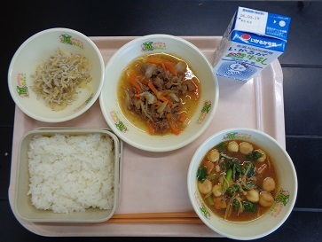 3月11日の学校給食（小学校 B献立）の写真