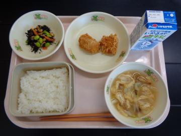 3月12日の学校給食（小学校 B献立）の写真