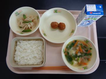 3月19日の学校給食（小学校B献立）の写真