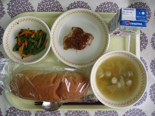 4月10日の学校給食(中学校献立)
