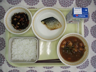 4月16日の学校給食(中学校献立)