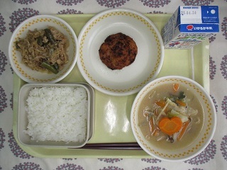 4月18日の学校給食(中学校献立)