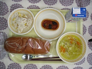 4月22日の学校給食(中学校献立)