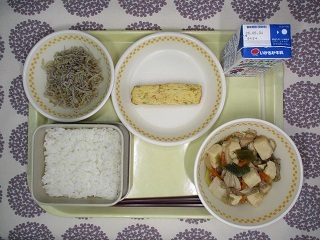 4月23日の学校給食(中学校献立)