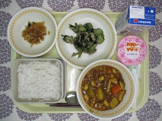 4月25日の学校給食(中学校献立)