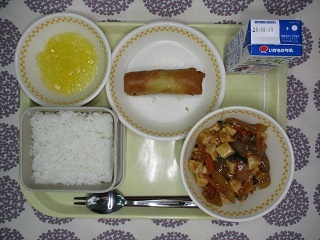 4月28日の学校給食(中学校献立)