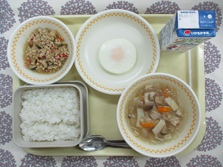 5月9日の学校給食(中学校献立)