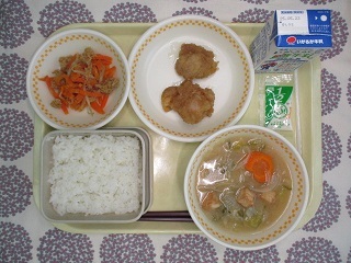5月14日の学校給食(中学校献立)