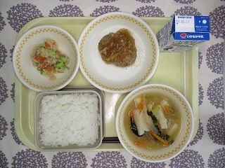 5月21日の学校給食(中学校献立)