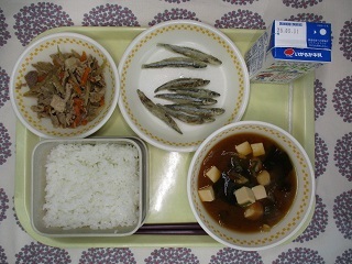5月23日の学校給食(中学校献立)