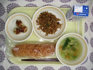 5月27日の学校給食(中学校献立)