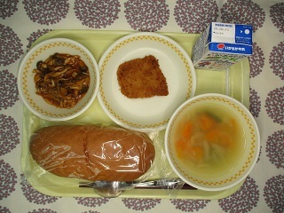 6月3日の学校給食(中学校献立)