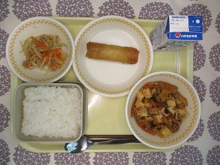 6月4日の学校給食(中学校献立)