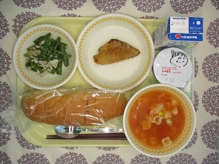 6月5日の学校給食(中学校献立)