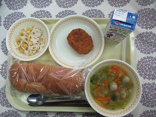 6月12日の学校給食(中学校献立)