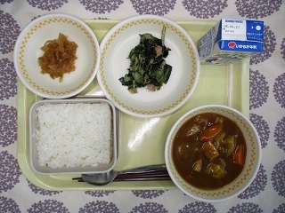 6月13日の学校給食(中学校献立)