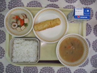6月23日の学校給食(中学校献立)