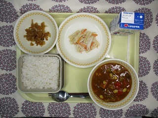7月11日の学校給食(中学校献立)