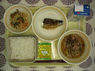 9月3日の学校給食(中学校献立)