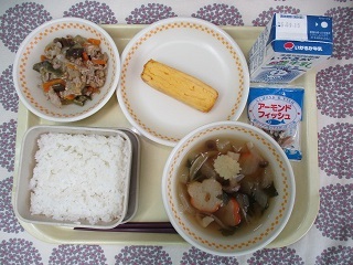 9月8日の学校給食(中学校献立)