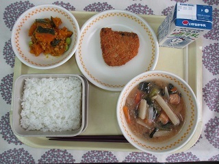 9月12日の学校給食(中学校献立)