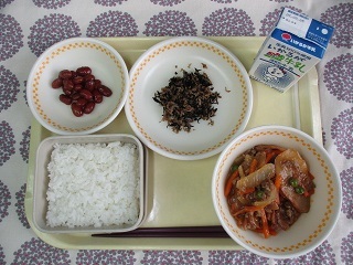 9月17日の学校給食(中学校献立)