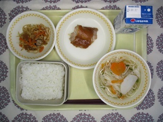 9月19日の学校給食(中学校献立)