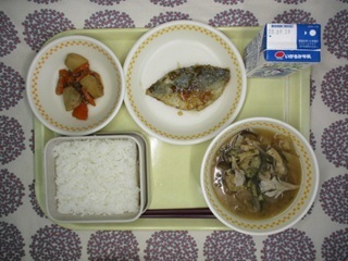 9月22日の学校給食(中学校献立)