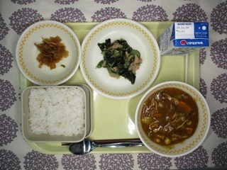 9月26日の学校給食(中学校献立)