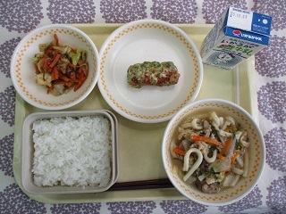 10月1日の学校給食(中学校献立)