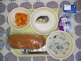 10月2日の学校給食(中学校献立)