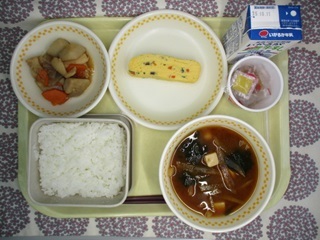 10月3日の学校給食(中学校献立)