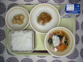 10月17日の学校給食(中学校献立)