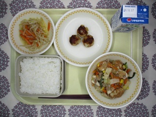 10月20日の学校給食(中学校献立)