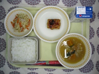 10月29日の学校給食(中学校献立)