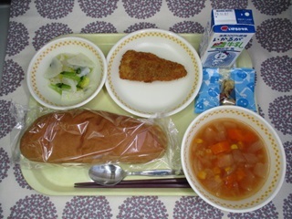 10月30日の学校給食(中学校献立)