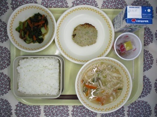 11月10日の学校給食(中学校献立)
