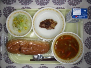 11月11日の学校給食(中学校献立)