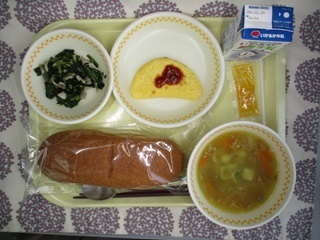 12月2日の学校給食(中学校献立)