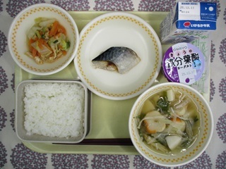 12月3日の学校給食(中学校献立)