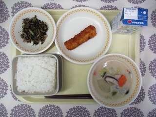12月5日の学校給食(中学校献立)