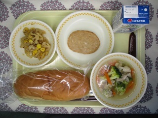 12月9日の学校給食（中学校献立）