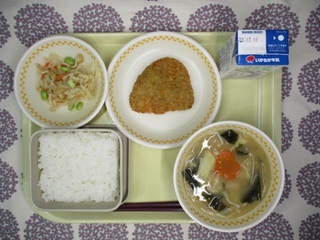 12月10日の学校給食（中学校献立）