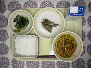 12月15日の学校給食（中学校献立）