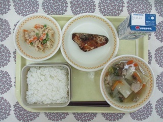 1月16日の学校給食（中学校献立）