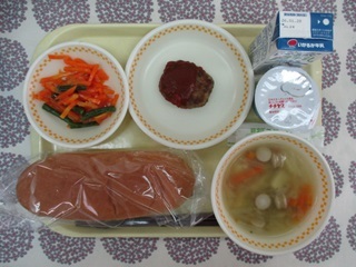 1月20日の学校給食（中学校献立）